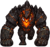Cinder Colossus production game sprite